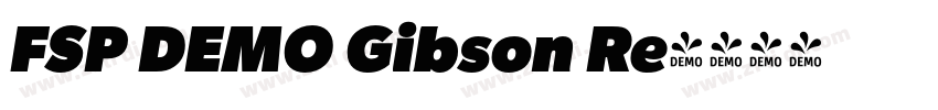 FSP DEMO Gibson Re字体转换 FSP DEMO Gibson Re字体转换